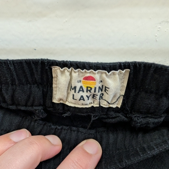 Marine Layer Women's Black Allison Pant - Picture 3 of 4